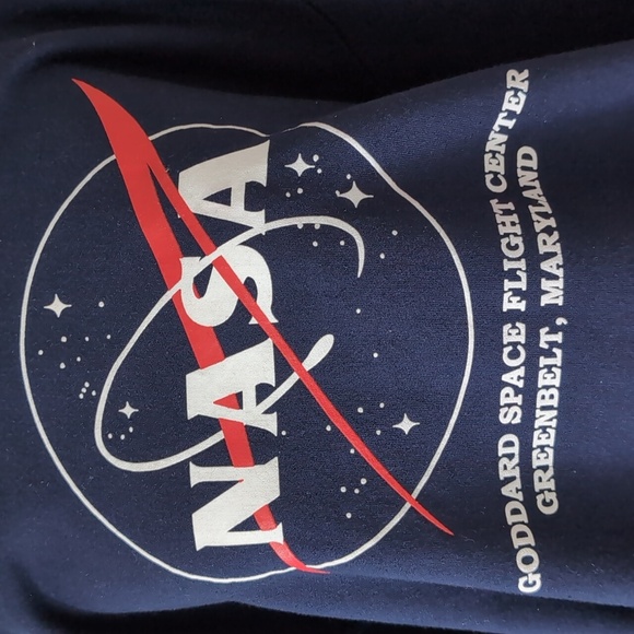 Jerzees Blue Crewneck Sweater NASA Design,L. - Picture 2 of 7
